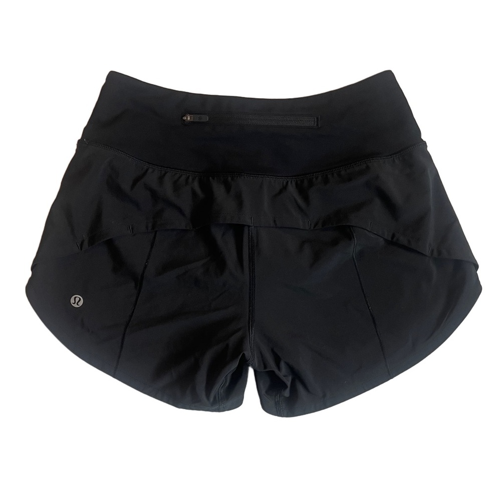 Lululemon Black Speed Up High-Rise Lined Short 2.5"